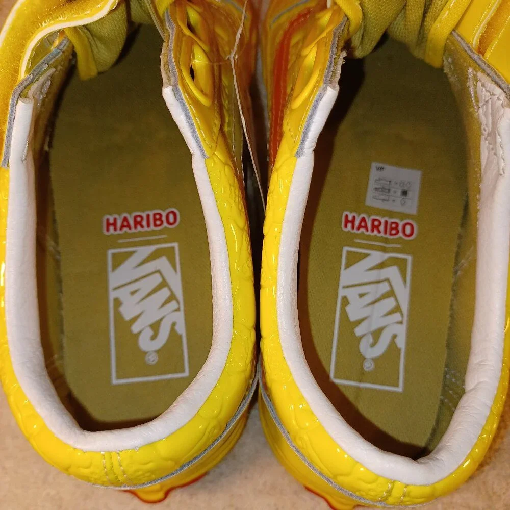 Vans X Haribo Youth 2 Old Skool V Checkerboard Yellow VN0A3D29BK2